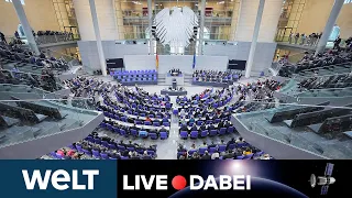 BUNDESTAG: Vereidigung des neuen Verteidigungsminister Pistorius - Panzer-Debatte | WELT Live dabei