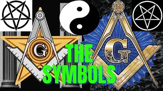 Meaning of Freemason Logo | Square, compass & G in the middle | The meaning of Pentagram & Yin Yang