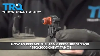 How To Replace Fuel Tank Pressure Sensor 1992-2000 Chevy Tahoe