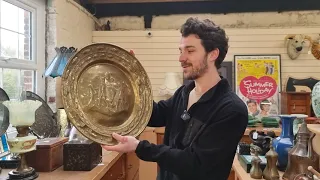 RARE 16th Century Brass Dish for SALE!! - Homes & Interiors Auction Preview (08/02/23)