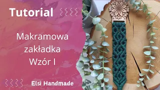 tutorial macrame bookmark makramowa zakładka do książki