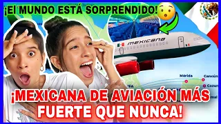 ASÍ es la NUEVA AEREOLÍNEA✈️ MEXICANA DE AVIACIÓN🇲🇽 2024 reaction ¡MEXICO lo VUELVE HACER😱! #mexico