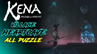 Kena: Bridge of Spirits | Village heart cave All Puzzles