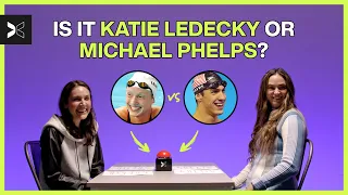 Katie Ledecky and Michael Phelps Almost Identical Underwater | Blind Resume Experiment | TOGETHXR