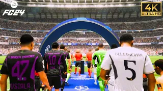 [4K] Real Madrid vs Bayern Munich | UCL Semi final | Santiago Bernabue Stadium | EAFC 24