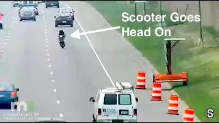 Gun Suspect Flees Police on Scooter (What Could Go Wrong?)