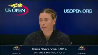 Maria Sharapova throws shade at Wozniacki. " Not sure where she is "