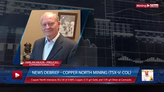 Copper North Intersects 50.2 M of 0.68% Copper, 0.13 g/t Gold, and 1.95 g/t Silver at Carmacks