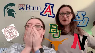 2023 COLLEGE DECISION REACTIONS | EARLY WRITE TO AN IVY??? (ivies, ut austin, northeastern, + MORE!)