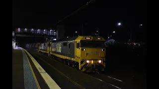 A horde of freight trains at Unanderra 24th April 2024