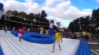 Волейбол на батуте (Bossaball)