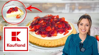 Erdbeerkuchen mit Pudding einfach und schnell selber machen | KikisKitchen & Kaufland