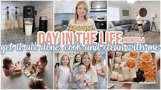 DAY IN THE LIFE VLOG | GET IT ALL DONE + COOK WITH ME + CLEAN WITH ME | PREGNANT MOM OF 4