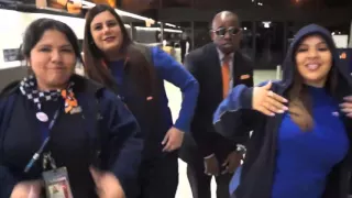 JetBlue LGA vs  EWR Lip Sync Battle