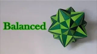 Origami Kusudama: Balanced