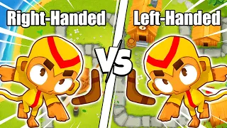 Right vs Left Handed Monkeys (Round 2)