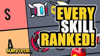 BEST & WORST Evo Skills in Survivor.io Tier List - EVERY SKILL RANKED!