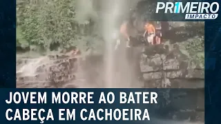 Alerta: jovem morre após bater a cabeça ao pular em cachoeira | Primeiro Impacto (30/05/23)