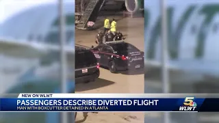 Passengers describe disruption on CVG flight after man found with boxcutter