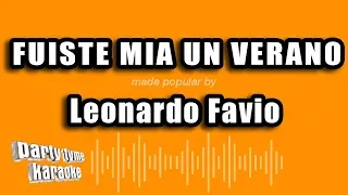 Leonardo Favio - Fuiste Mia Un Verano (Versión Karaoke)