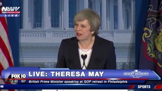FNN: British Prime Minister Theresa May Speaking at GOP Retreat