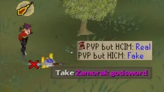 Pretending to be my HCIM in PVP Worlds