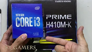 Simple PC Build intel Core i3 10100 ASUS H410M-K Kingston A400 SSD