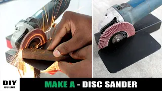 Make a Disc Sander Attachment For Angle Grinder | Angle Grinder Hack | Diy | Diamleon Diy Builds