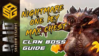Nightmare clan boss ONE key | Spirit affinity | Clan boss guide | 2020 | RAID: Shadow Legends