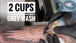 2 cups shading tattoo | My greywash set