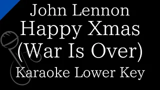 【Karaoke Instrumental】Happy Xmas(War Is Over) / John Lennon【Lower Key】