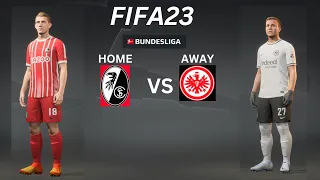 FIFA 23 SC Freiburg vs Eintracht Frankfurt Bundesliga Match Fifa 23 Gameplay PC