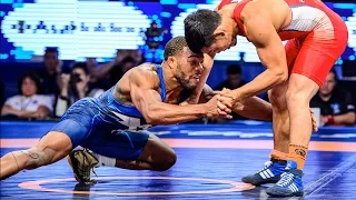 Jordan Burroughs (USA) vs Unurbat Purevjav (MGL) 2015 Gold Medal Match Ending (4k Highlights)