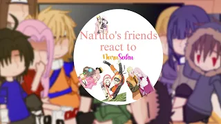 Naruto's friends react to narusaku