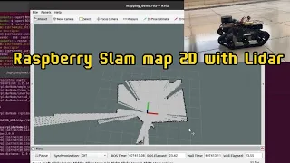 Raspberry Slam map 2D with Lidar | RPLIDAR A1M8