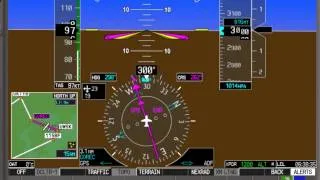 Краткий обзор PFD Garmin G1000 Cessna 172S