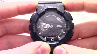 Часы Casio G-SHOCK GA-110-1B [GA-110-1BER] - Инструкция, как настроить | Watch-Forum.RU