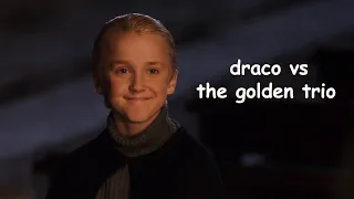 draco vs the golden trio