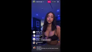 Malu Trevejo - Q&A with fans | IG LIVE 1/18/24