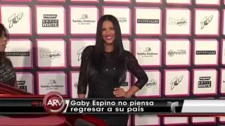 Gaby Espino dice que no piensa regresar a Venezuela - Al Rojo Vivo