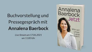 Buchvorstellung und Pressegespräch mit Annalena Baerbock