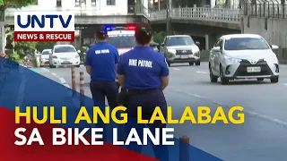 Mga lumalabag sa bike lane, sisimulang hulihin ngayong linggo — MMDA