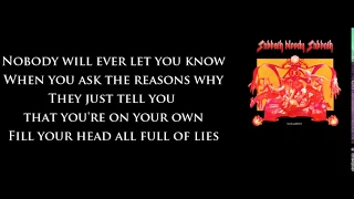 Black Sabbath - Sabbath Bloody Sabbath [Lyrics] HQ