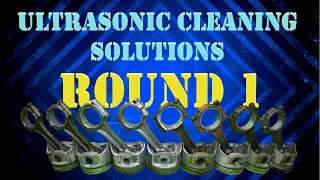 Round 1; Ultrasonic Cleaner Showdown; Cheap vs Expensive Alternative Solvents / Solutions!