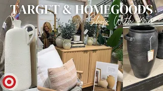 TARGET & HOMEGOODS SHOP WITH ME | NEW SUMMER HOME DECOR & MORE | AFFORDABLE HIGH END DECOR HAUL 2023