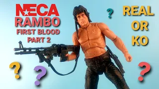 Real or KO ? NECA Rambo first blood part 2 action figure review..aliexpress @Returnoftherocketman