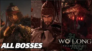 Wo Long Fallen Dynasty - All Bosses With Cutscenes [NG++] - 《Conqueror Of Jiangdong》 2ND DLC
