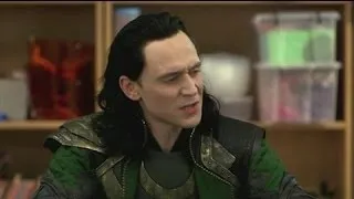 Loki argues with kids