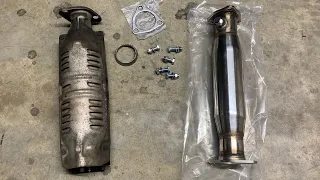 1995 Honda Civic Catalytic Converter to Test Pipe Results