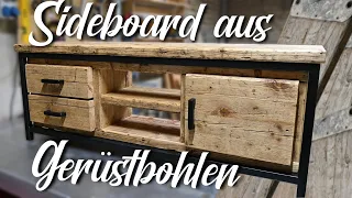 Sideboard aus Gerüstbohlen bauen | Upcycling vom Allerfeinsten